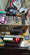 Rare Socket 7 Atx Set Gvc FR500 Motherboard (Si S 5597/5598) + Cpu &amp; 32 Mb Ram - $125.88