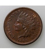 1865 Decorato 5 1C Indiano Cent IN Au + Condizioni,Eccellente Eye Appeal... - $128.68