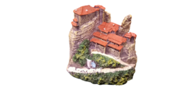 2 3/4&quot; Souvenir Grèce Modèle 3D Météores Site Patrimoine Monastère... - $19.05