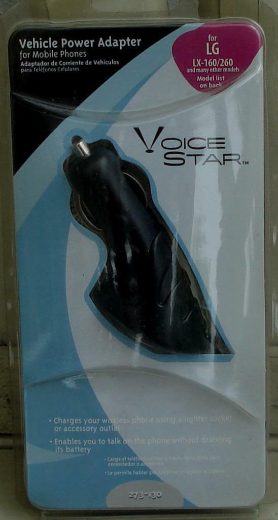 BRAND NEW  Voice Star  LG Compatible LX-160/260 Vehicle Power Adapter - $9.89