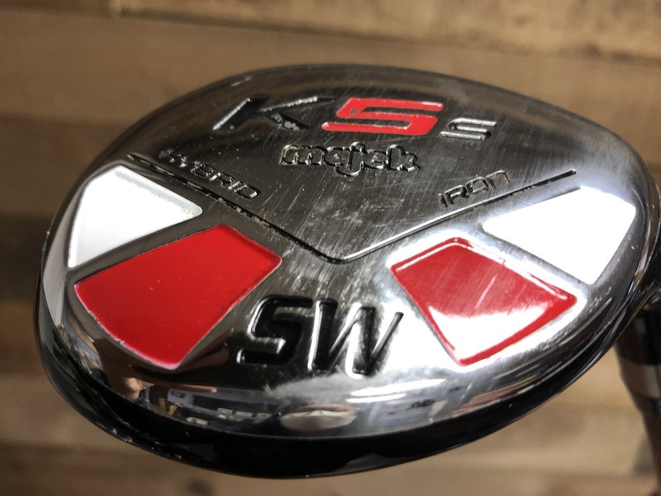 USED Majek K5 Hybrid Iron Golf +1&quot; Over SW Mens Regular Flex Graphite 14... - $88.15