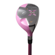 Petite Women&#39;s Turbo Power X-Balance Golf Club Pink Hybrid #4 Lady &quot;L&quot; Flex Club - £69.21 GBP