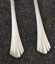 International Symmetry Freemont Set of 4 Stainless Soup Spoons 7 1/8&quot; - £10.43 GBP
