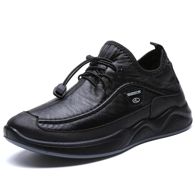 Shoes high quality elastic band fashion design solid tenacity comfortable mens trainers thumb200