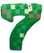APINATA4U Pixelated Number Seven Pinata - $39.99