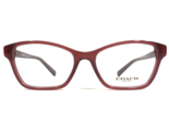 Coach Eyeglasses Frames HC 6091B 5398 Milky Black Cherry Red Gold 51-61-135 - £47.93 GBP