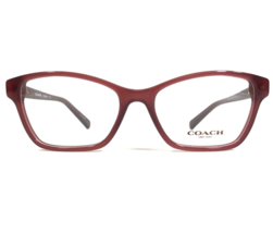 Coach Eyeglasses Frames HC 6091B 5398 Milky Black Cherry Red Gold 51-61-135 - £47.71 GBP