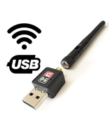 USB Wifi Adapter Receiver w/Antenna - $9.99