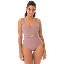 SKINNY DIPPERS One-piece Swimwear Simba Lucky Charm Belted Medallion - £58.10 GBP