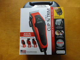 Wahl 2-In-1 Clip &#39;n Trim 20 Piece Hair Cut Kit Haircutting Clipper Trimmer Set - £30.95 GBP