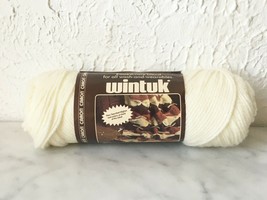 Vintage Caron Wintuk Orlon Acrylic Worsted Weight Yarn - 1 Skein Off White - $7.55