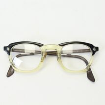 Vintage 1960's American Optical  Safety Glasses Black Clear Color Frames - $95.05