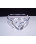 Waterford Heart Shaped Candy Trinket Dish - Siren Pattern - Old Stock ~ ... - $47.95 CAD