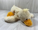 Mary Meyer Flip Flops duck beanbag plush yellow stuffed animal missing bow - $15.58