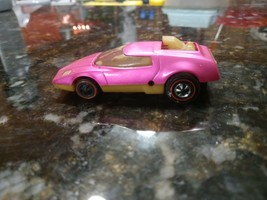 Vintage Hot Wheels Sizzler redline 1969 Revvin Heaven Car pink Mattel no... - $31.46