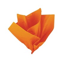 Orange Tissue Paper Sheets, Pack of 10  - $4.00
