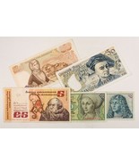 Europa Miscellaneous Notes. 5 Nota Lot. MB - XF Francia,Germany,Grecia,I... - $2,493.13 MXN