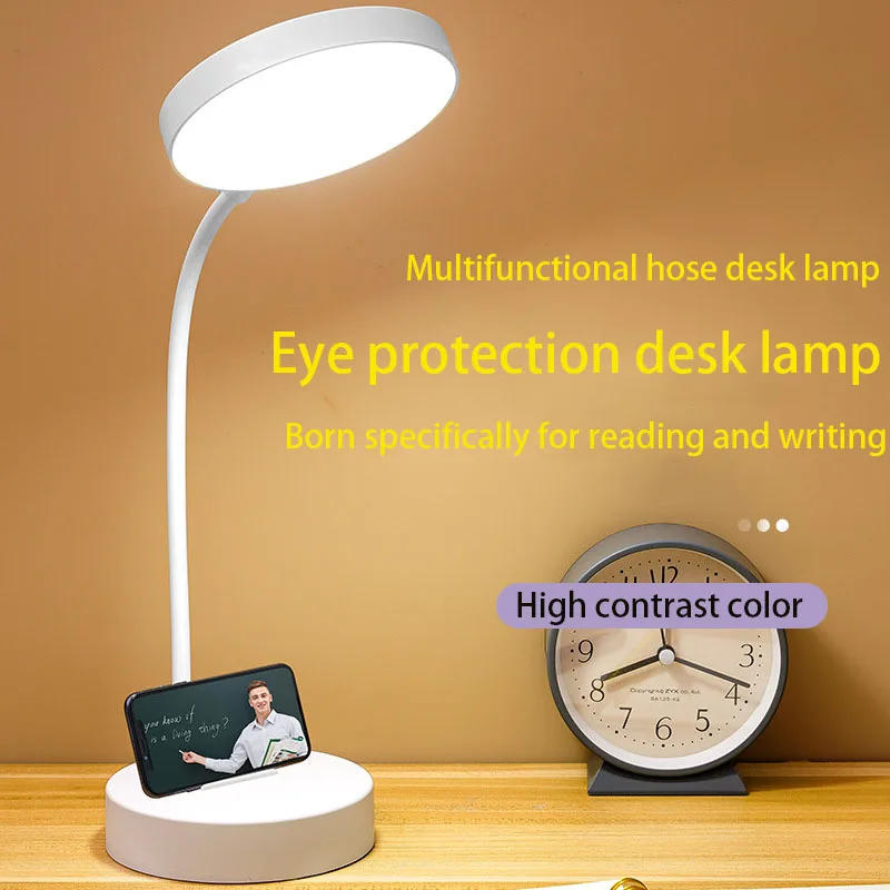 LED Eye Protection Desk Lamp Rechargeable For College Students&#39; Dormitor... - $13.79