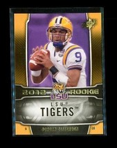 2012 Upper Deck Spx Rookie Football Card #163 Jordan Jefferson Lsu Tigers /750 - £3.85 GBP