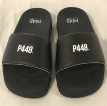 P448 Women&#39;s Black Sz 39 US 8.5-9 Water Resistant Slide Sandal Contoured... - £31.53 GBP