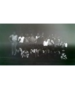 1930s Group Picture of Boys Outdoors, Camp Photo B&amp;W Negative - £2.33 GBP