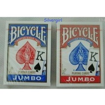 New Sealed Bicycle Large Print Playing Cards Blue  - $6.99