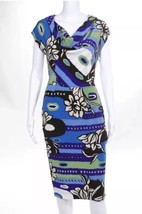 ESCADA Dress Size: 36 (4 - 6 US) NEW Abstract Print Short Sleeve - £1,493.80 GBP