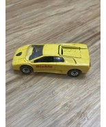 Vintage 1990 Hot Wheels Yellow Lamborghini Diablo 1/64 Diecast Sports Ca... - $9.89