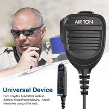 (2 PK) Airiton Handheld Speaker Mic Remote Shoulder Microphones - £15.68 GBP