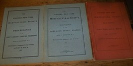LOT 1898-1914 ANTIQUE WESTERN NEW YORK HORTICULTURE SOCIETY ANNUAL MEETI... - £7.92 GBP