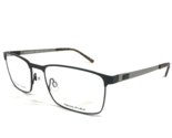 Tech Flex Large Eyeglasses Frames 30148S SP11 Black Silver Square 54-18-145 - £36.59 GBP