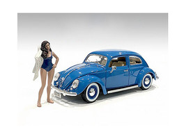 Beach Girl Katy Figurine for 1/24 Scale Models American Diorama - £14.62 GBP