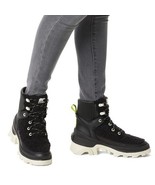 SOREL Brex Cozy Lace Up Waterproof Hiker Boots – Black/Sea Salt, Women’s 12 - $2,191.12 MXN