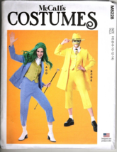 McCalls M8228 Misses Costume The Joker, The Mask Sewing Pattern New Size 6 to 14 - £13.20 GBP