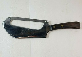 Vintage Food Mizer Butcher Knife Saw Multi Tool Gadget 1970s Stainless Steel - £31.00 GBP