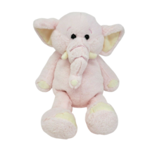 15&quot; Toys R Us Baby Pink Elephant Geoffrey 2014 Stuffed Animal Plush Toy Lovey - £52.39 GBP