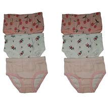 6 Pack Toddler Little Girls 100% Cotton Underwear Briefs Kids Panties 2T - 7T - £10.16 GBP