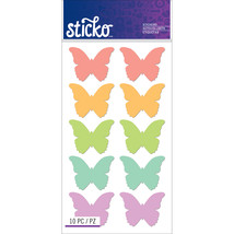 Sticko Label Stickers-Bright Butterfly - $14.35