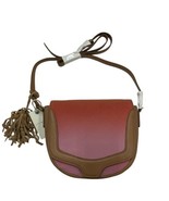 Lucky Brand Bria Crossbody Bag Leather Ombré Sunset Gradient Flap Purse ... - £33.67 GBP