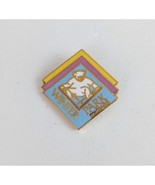 Vintage Winter Park Colorado Teddy Bear Skiing Lapel Hat Pin - $8.42