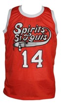 Freddie Lewis Custom Spirits of St Louis Aba Basketball Jersey Orange Any Size - £27.45 GBP+