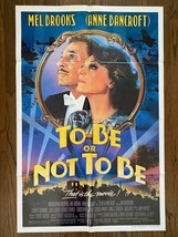 To Be Or Not To Be (1983) Mel Brooks &amp; Anne Bancroft Wwii War Comedy Struzan Art - £117.95 GBP