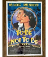 TO BE OR NOT TO BE (1983) Mel Brooks &amp; Anne Bancroft WWII War Comedy STR... - $150.00