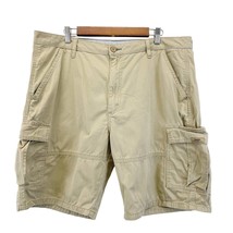 Wrangler Mens 38 Cargo Shorts Khaki Tan Outdoor Summer Dad 60SFWGR  - $17.09