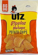 Utz Ripples Barbeque Potato Chips, 12.5 oz. Party Size Bags - $27.67+