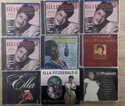 Ella Fitzgerald CD Lot of 9 Portrait Of The Incomparable Evr&#39;y Time We Say - £13.94 GBP