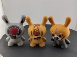 3 Robot Sonic X Kidrobot Drive In Kid Meal Toy Lot 2019 Dunny 2020 - £7.81 GBP