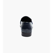 Stacy Adams Spratley Moc Toe Saddle Slip On Dress Shoes Navy 25686-410 image 2