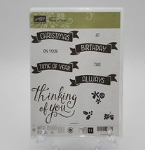Stampin&#39; Up! Time of Year Photopolymer Stamp Set 141790 - Complete Set of 11 - £9.90 GBP