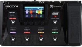 Zoom G6 Guitar Multi-Effects Processor with Expression Pedal, Touchscreen - £311.74 GBP